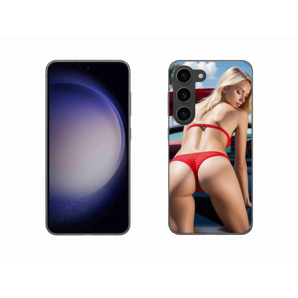 Gelový kryt mmCase na Samsung Galaxy S23 5G - sexy žena 2