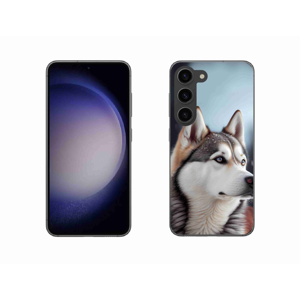 Gelový kryt mmCase na Samsung Galaxy S23 5G - sibiřský husky