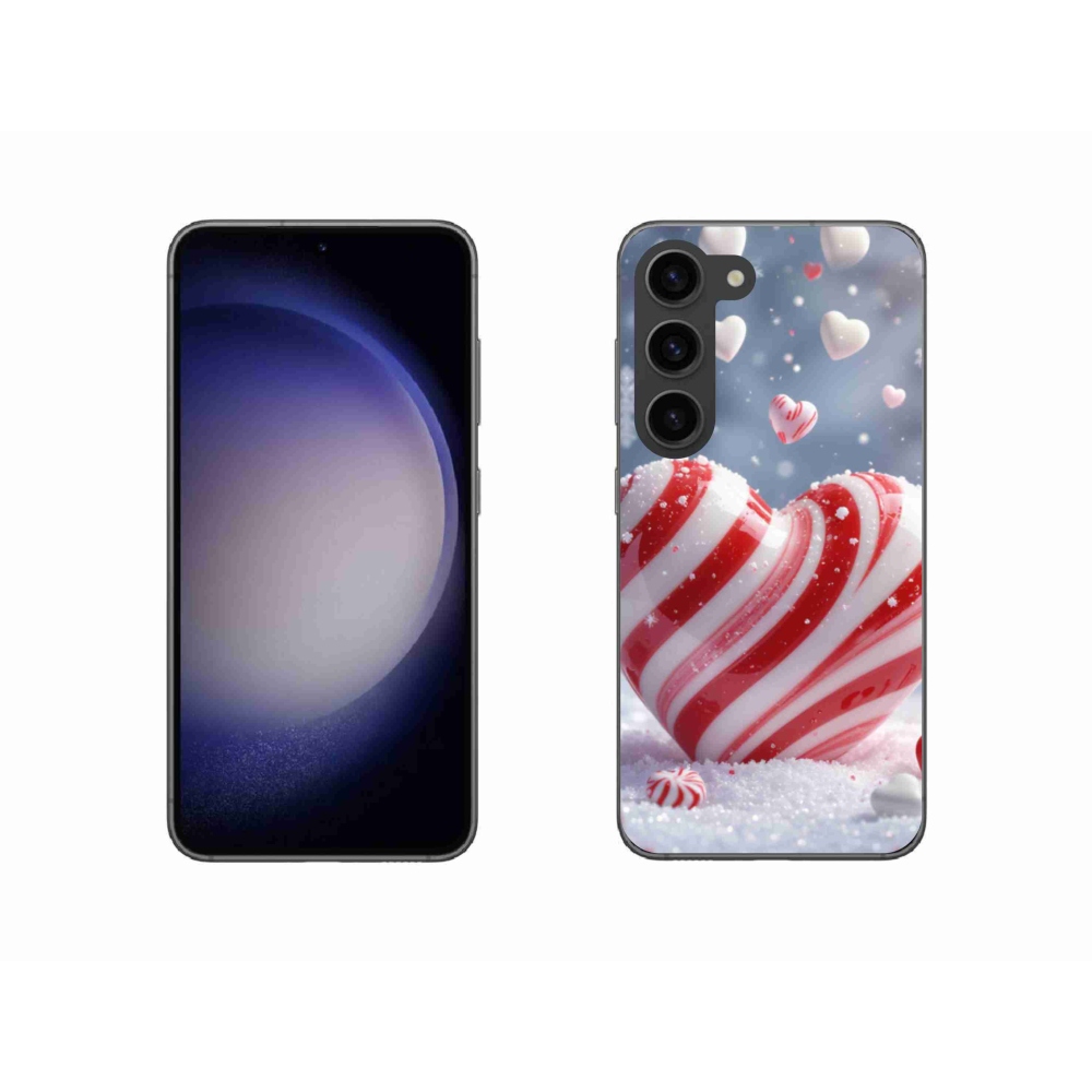 Gelový kryt mmCase na Samsung Galaxy S23 5G - sladké srdce