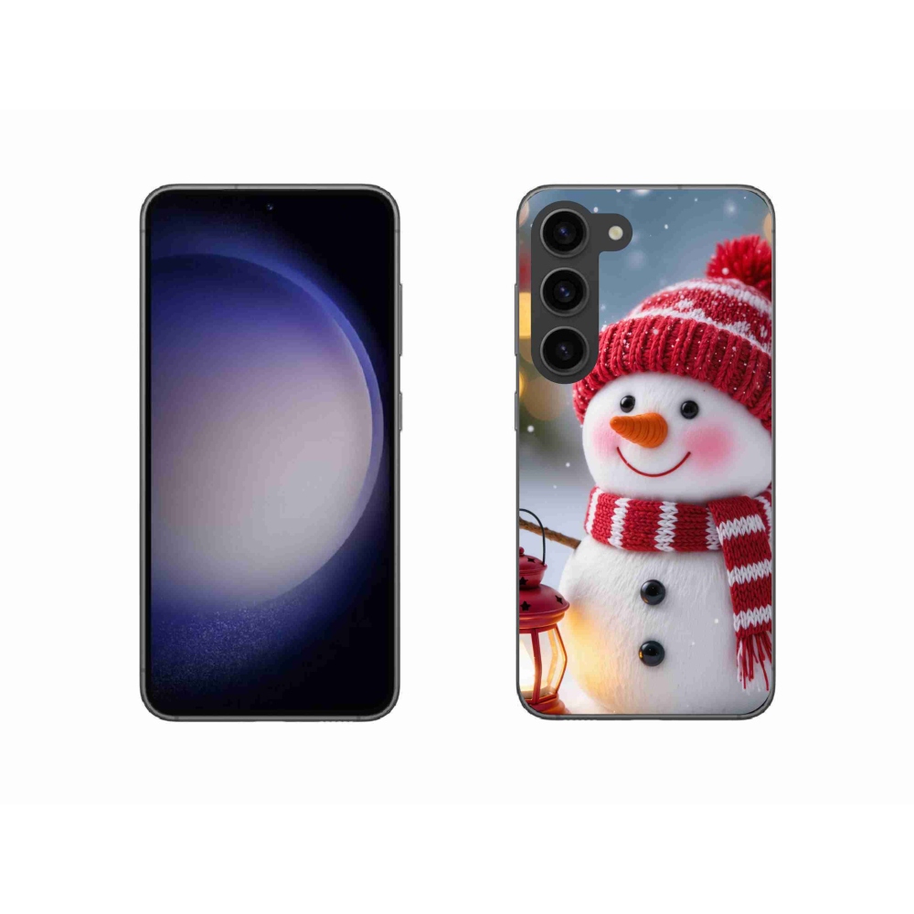 Gelový kryt mmCase na Samsung Galaxy S23 5G - sněhulák 2
