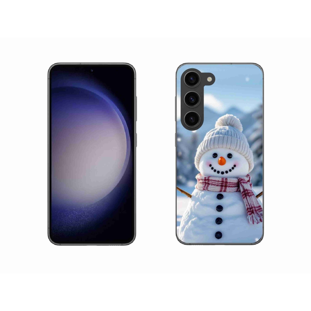 Gelový kryt mmCase na Samsung Galaxy S23 5G - sněhulák 3