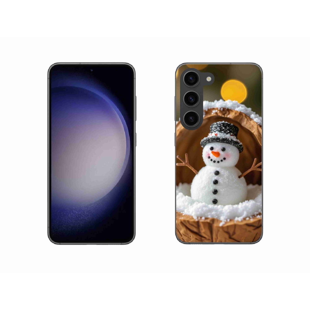 Gelový kryt mmCase na Samsung Galaxy S23 5G - sněhulák 4