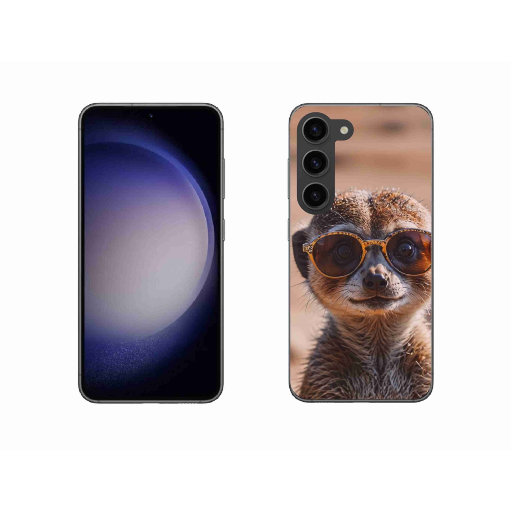 Gelový kryt mmCase na Samsung Galaxy S23 5G - stylová surikata