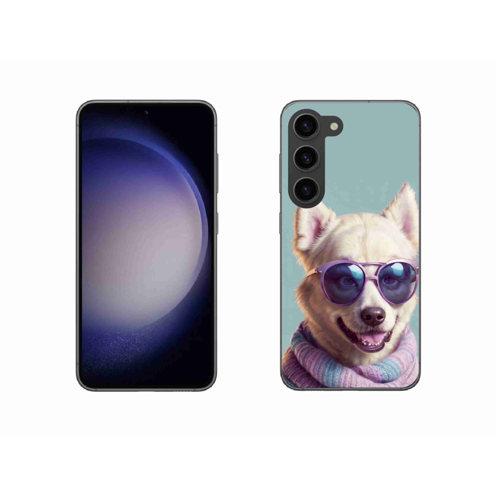 Gelový kryt mmCase na Samsung Galaxy S23 5G - stylový německý špic