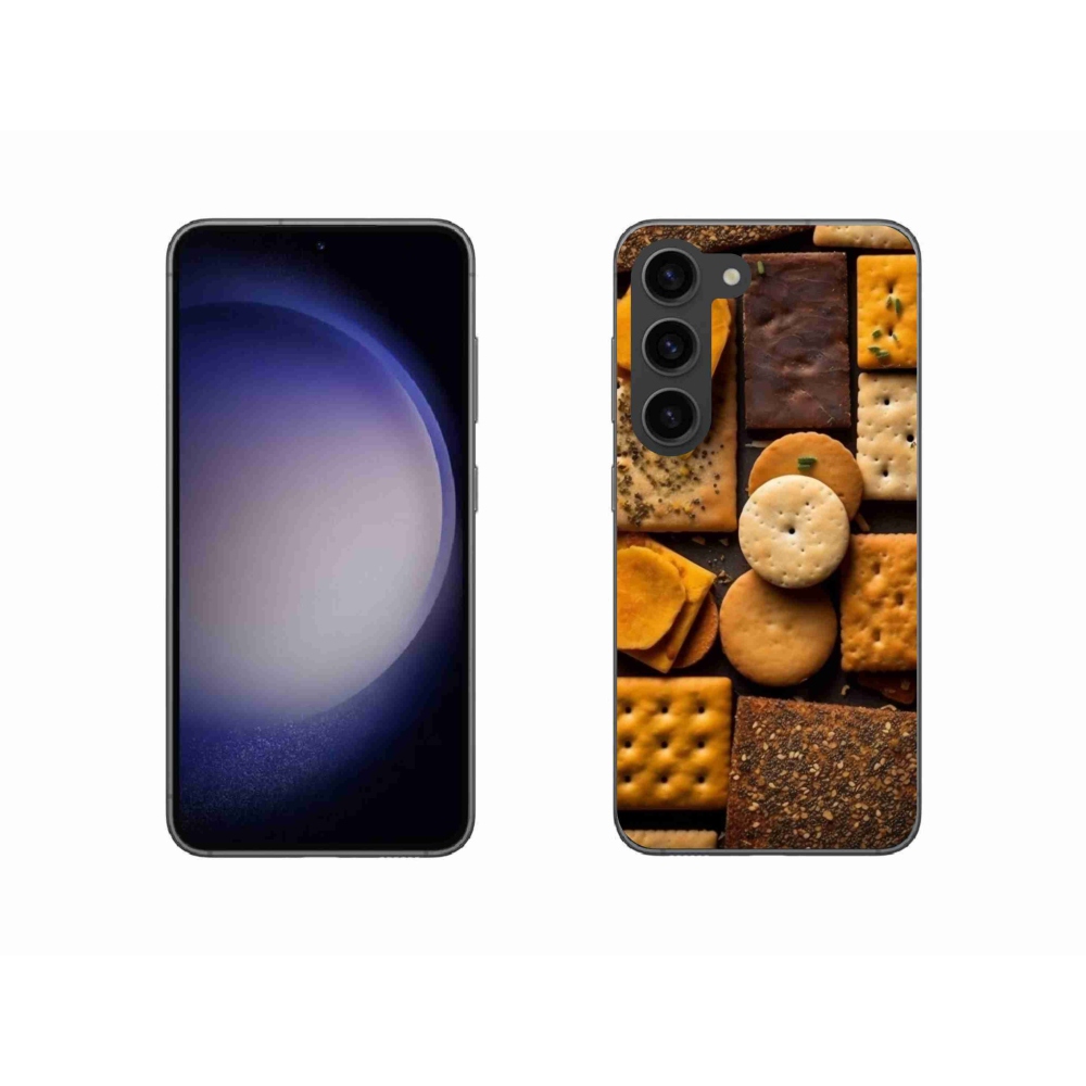 Gelový kryt mmCase na Samsung Galaxy S23 5G - sušenky