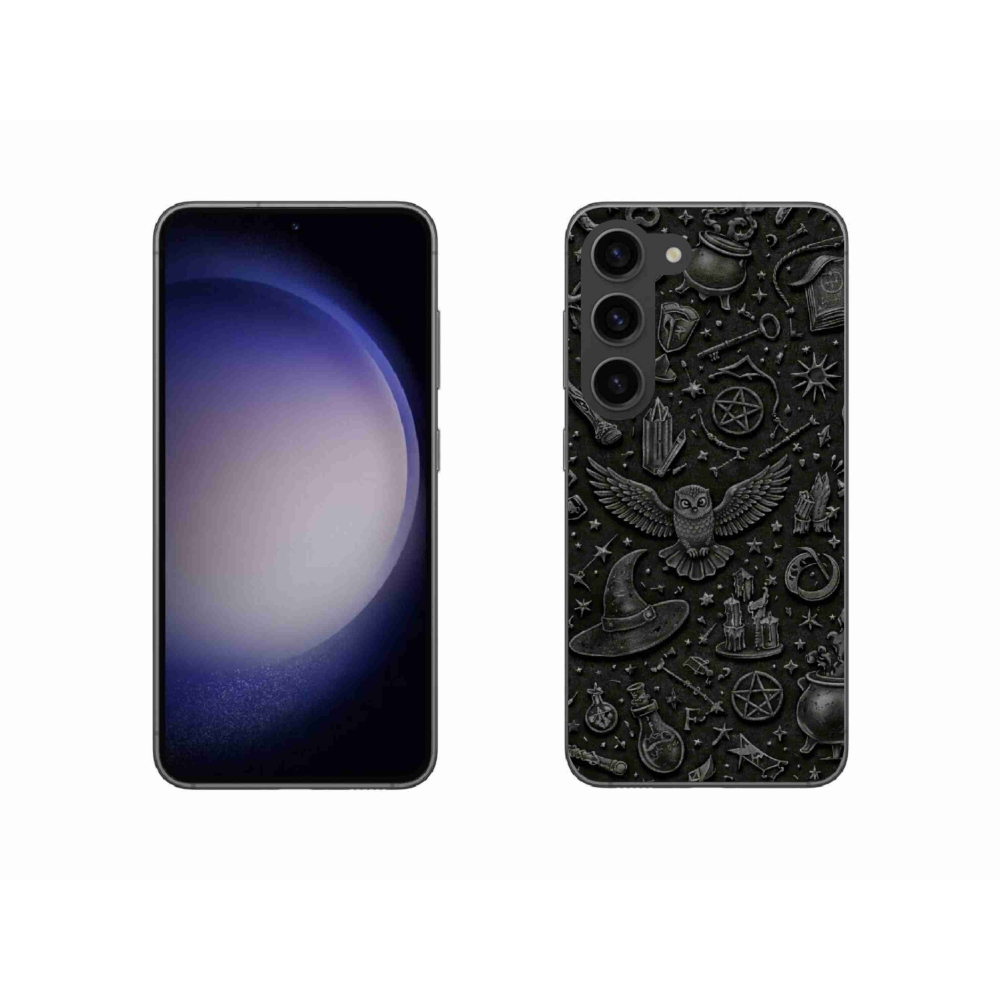 Gelový kryt mmCase na Samsung Galaxy S23 5G - tmavý magický svět