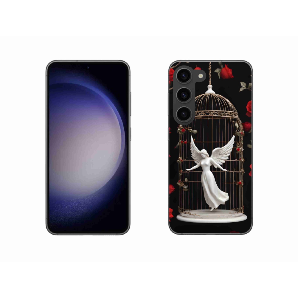 Gelový kryt mmCase na Samsung Galaxy S23 5G - uvězněný anděl