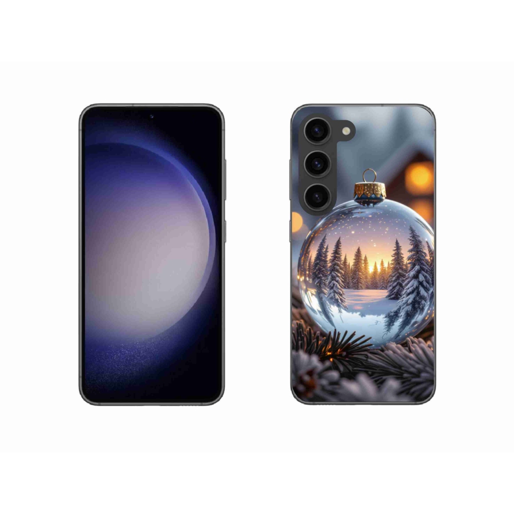 Gelový kryt mmCase na Samsung Galaxy S23 5G - vánoční ozdoba