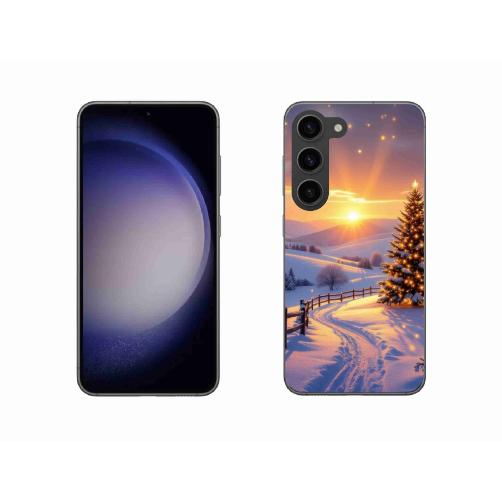 Gelový kryt mmCase na Samsung Galaxy S23 5G - zimní krajina