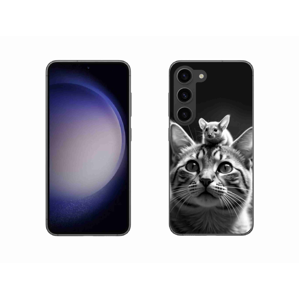 Gelový kryt mmCase na Samsung Galaxy S23 5G - zvířecí přátelství 2