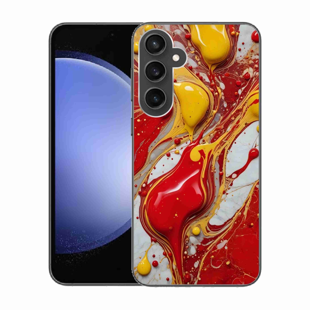 Gelový kryt mmCase na Samsung Galaxy S23 FE - abstraktní motiv 42