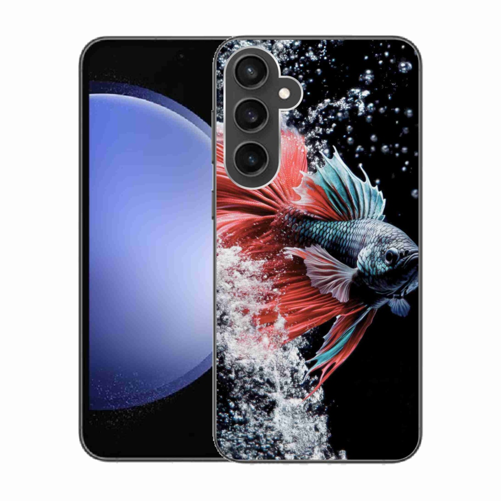 Gelový kryt mmCase na Samsung Galaxy S23 FE - bojovnice pestrá