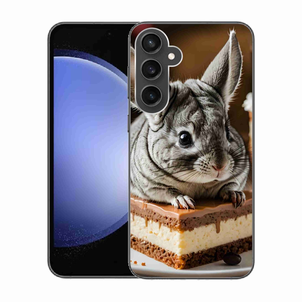 Gelový kryt mmCase na Samsung Galaxy S23 FE - činčila