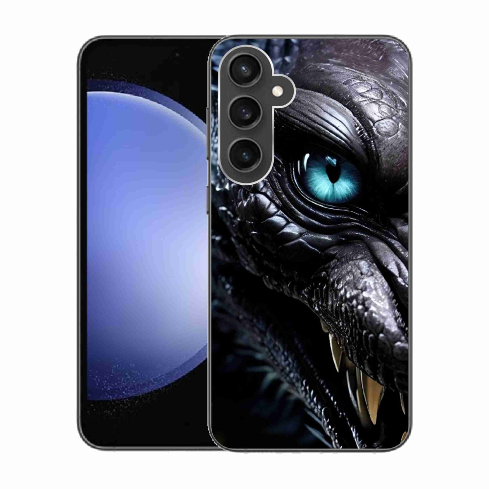 Gelový kryt mmCase na Samsung Galaxy S23 FE - dračí pohled
