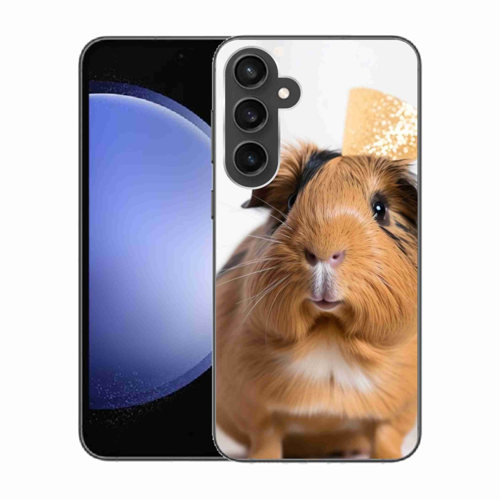 Gelový kryt mmCase na Samsung Galaxy S23 FE - hnědé morče