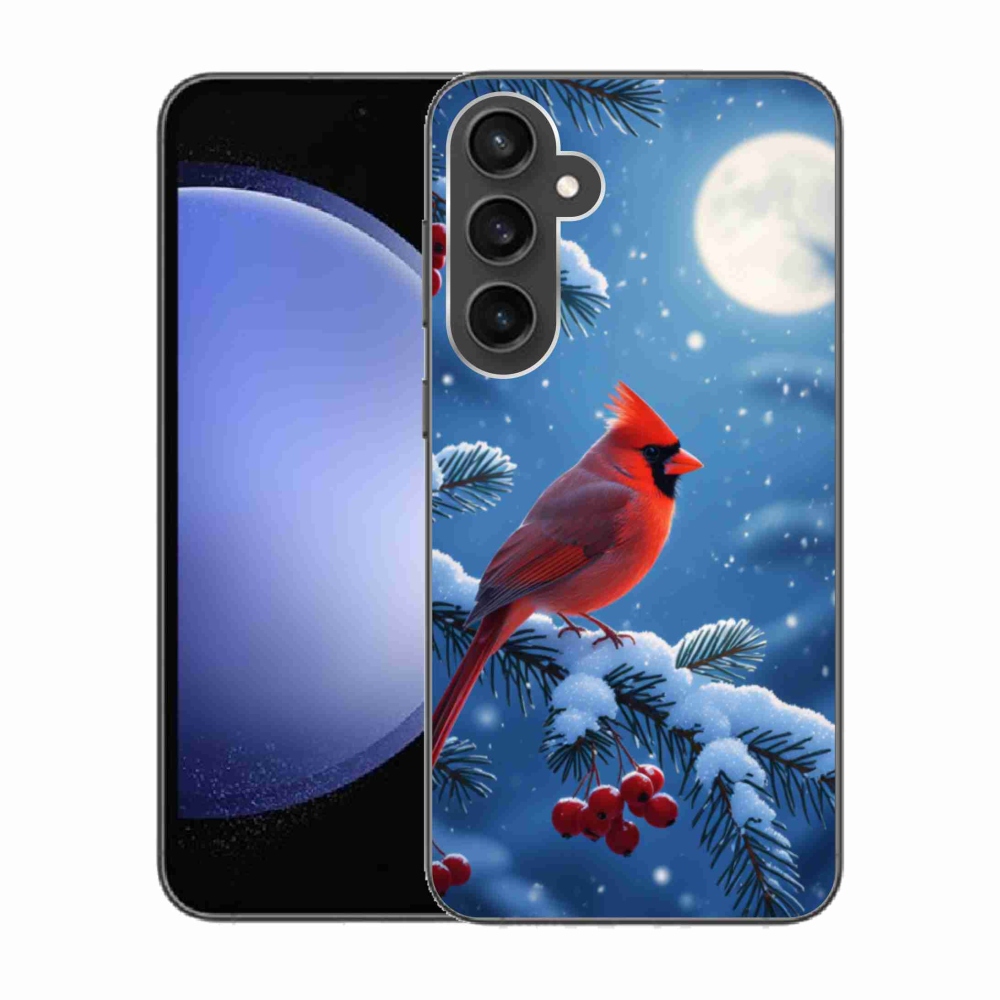 Gelový kryt mmCase na Samsung Galaxy S23 FE - kardinál červený