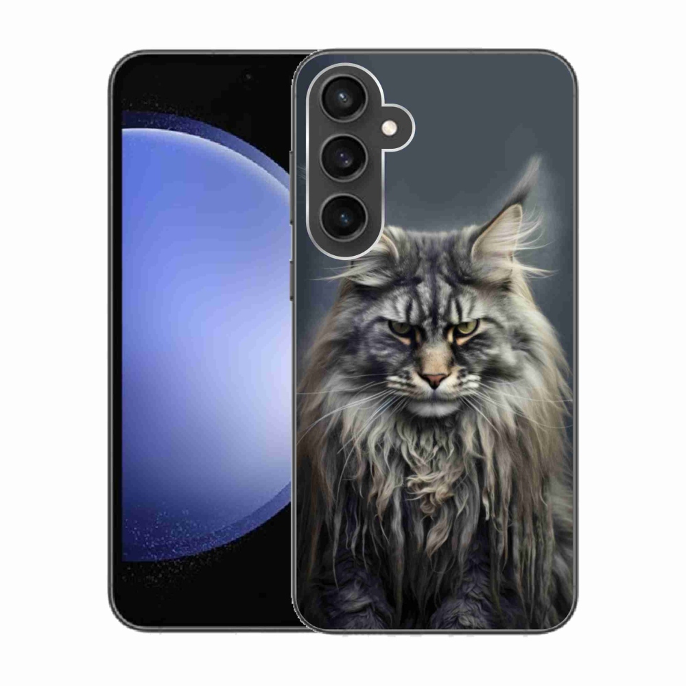 Gelový kryt mmCase na Samsung Galaxy S23 FE - kočíčí pohled 4