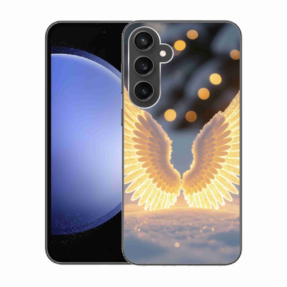 Gelový kryt mmCase na Samsung Galaxy S23 FE - křídla