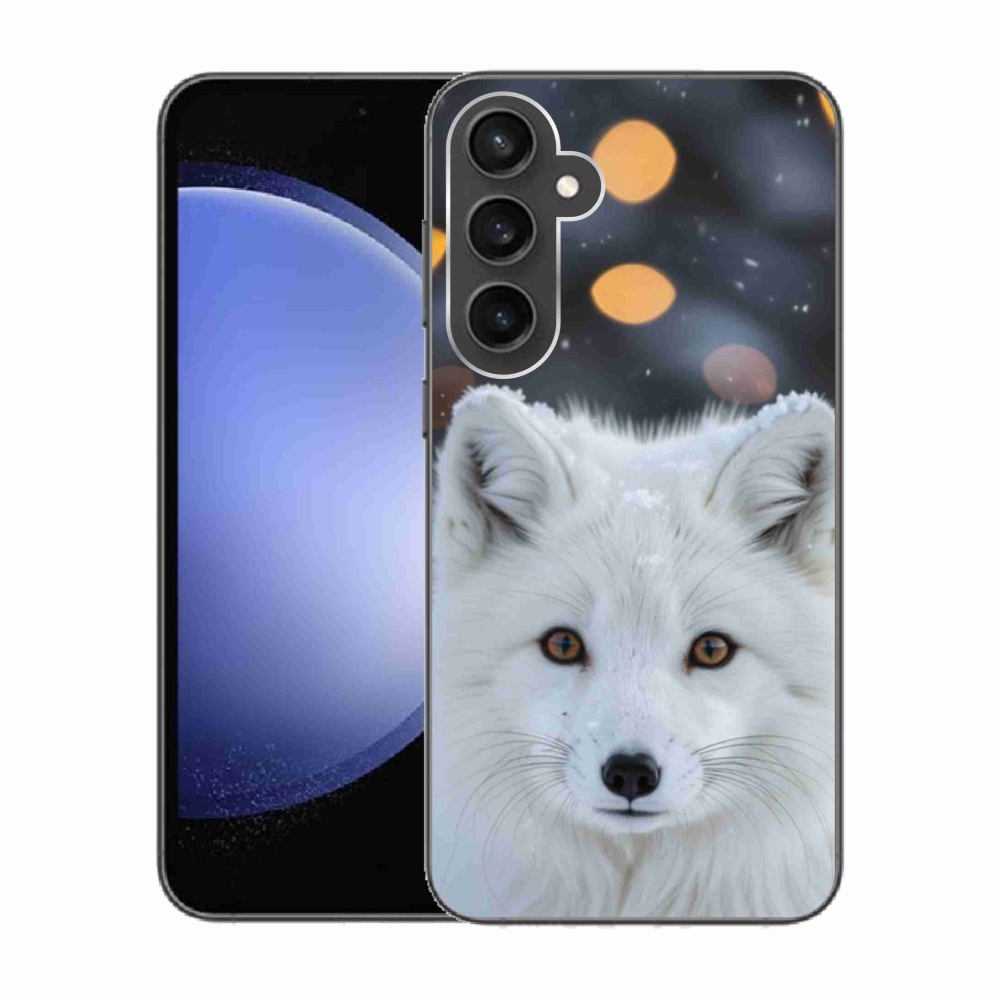 Gelový kryt mmCase na Samsung Galaxy S23 FE - liška polární