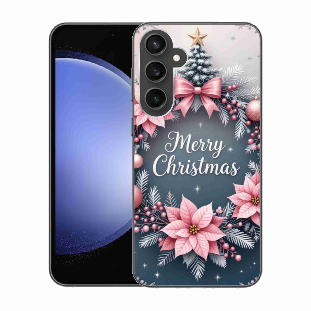 Gelový kryt mmCase na Samsung Galaxy S23 FE - merry christmas