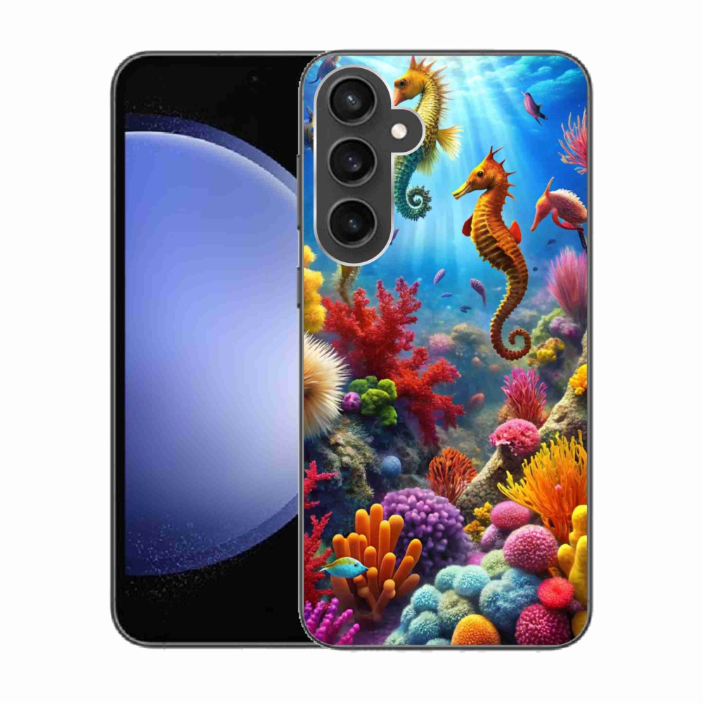 Gelový kryt mmCase na Samsung Galaxy S23 FE - mořský svět 3