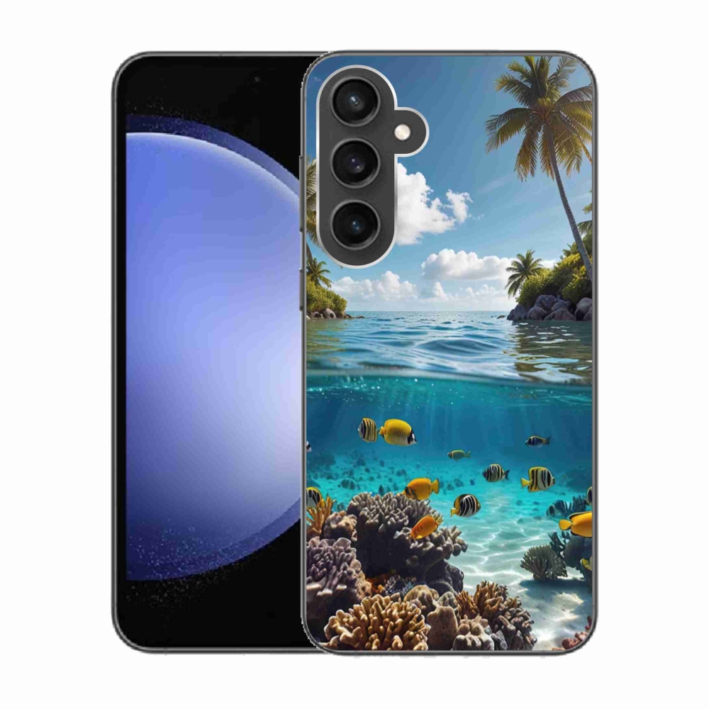 Gelový kryt mmCase na Samsung Galaxy S23 FE - mořský svět 4