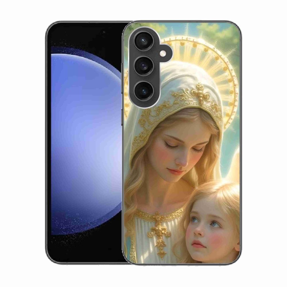 Gelový kryt mmCase na Samsung Galaxy S23 FE - náboženský motiv 2