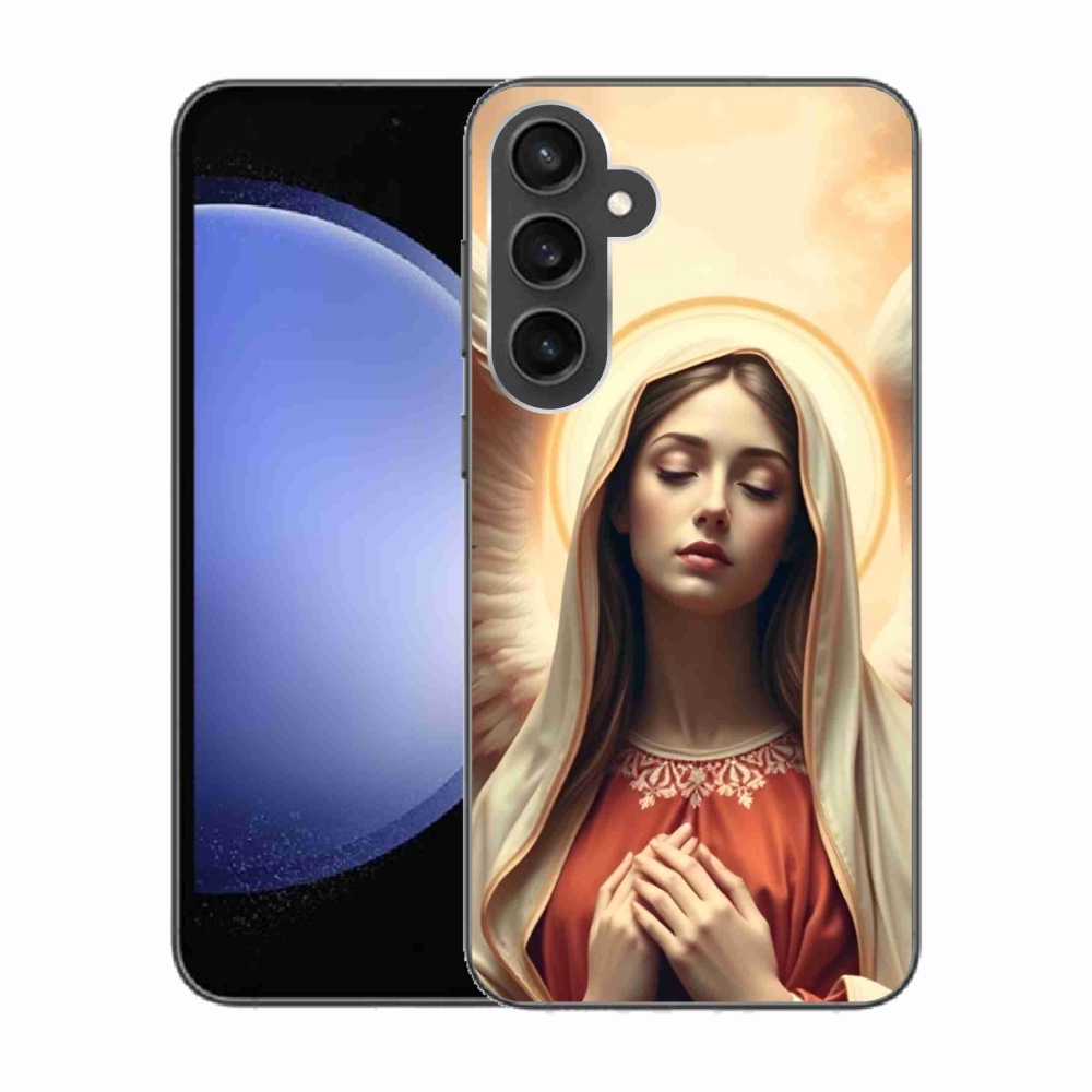 Gelový kryt mmCase na Samsung Galaxy S23 FE - náboženský motiv