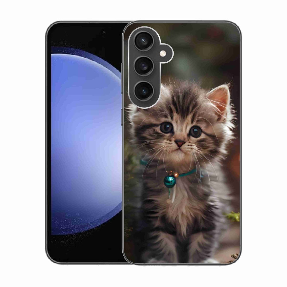 Gelový kryt mmCase na Samsung Galaxy S23 FE - roztomilé kotě 11