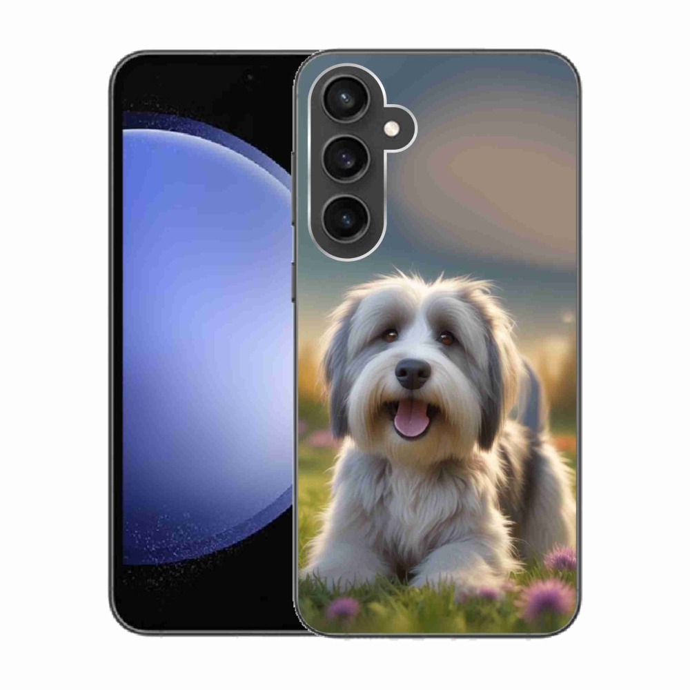 Gelový kryt mmCase na Samsung Galaxy S23 FE - roztomilý havanský psík
