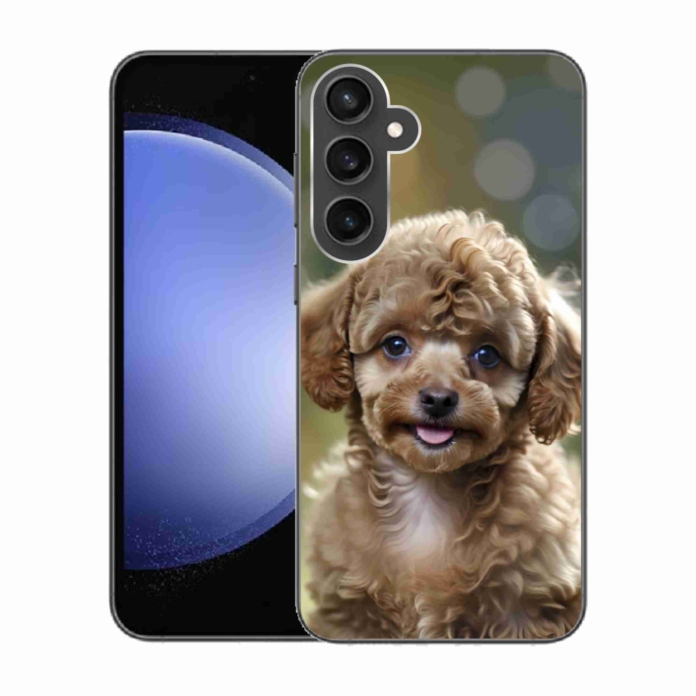 Gelový kryt mmCase na Samsung Galaxy S23 FE - roztomilý pudl