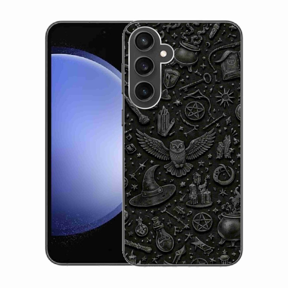 Gelový kryt mmCase na Samsung Galaxy S23 FE - tmavý magický svět