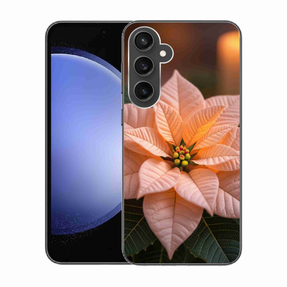 Gelový kryt mmCase na Samsung Galaxy S23 FE - vánoční hvězda