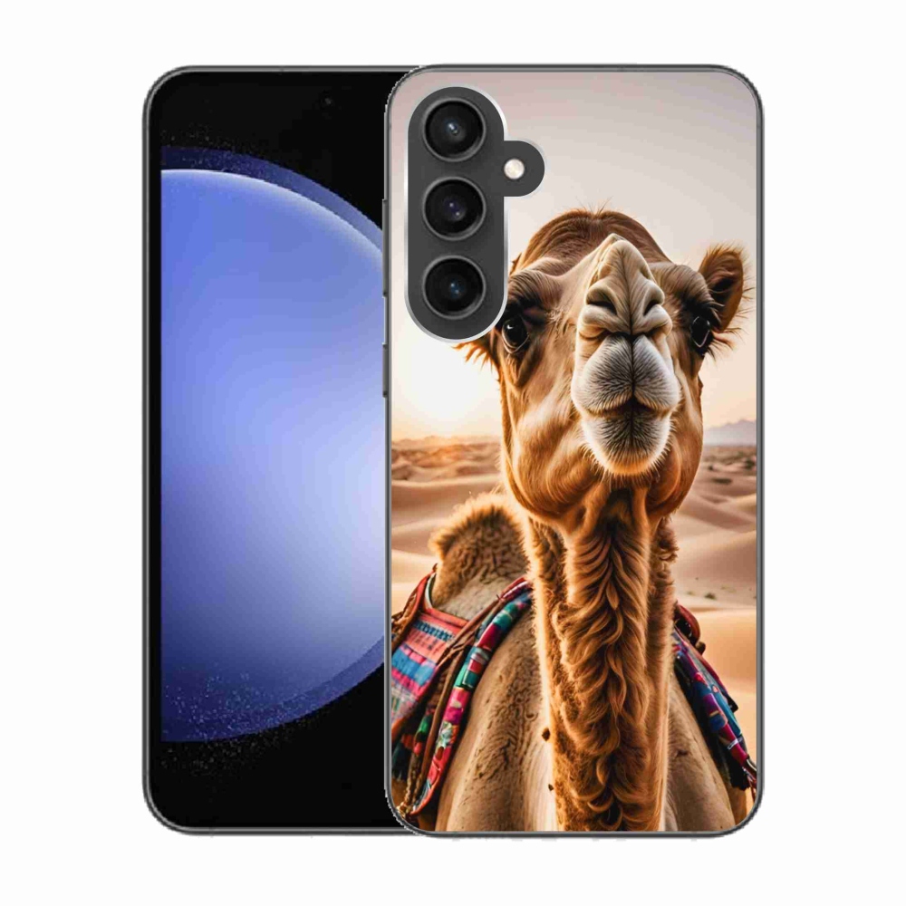 Gelový kryt mmCase na Samsung Galaxy S23 FE - velbloud