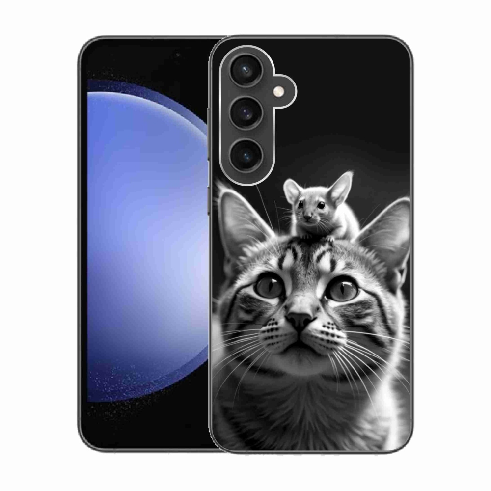 Gelový kryt mmCase na Samsung Galaxy S23 FE - zvířecí přátelství 2