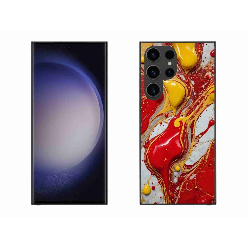 Gelový kryt mmCase na Samsung Galaxy S23 Ultra 5G - abstraktní motiv 42