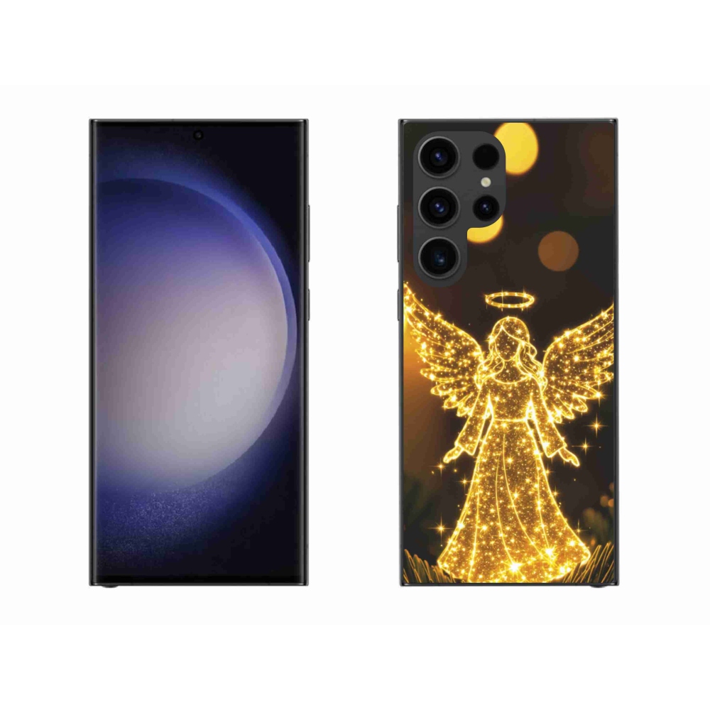 Gelový kryt mmCase na Samsung Galaxy S23 Ultra 5G - anděl