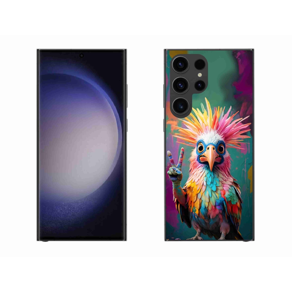 Gelový kryt mmCase na Samsung Galaxy S23 Ultra 5G - barevný rebel