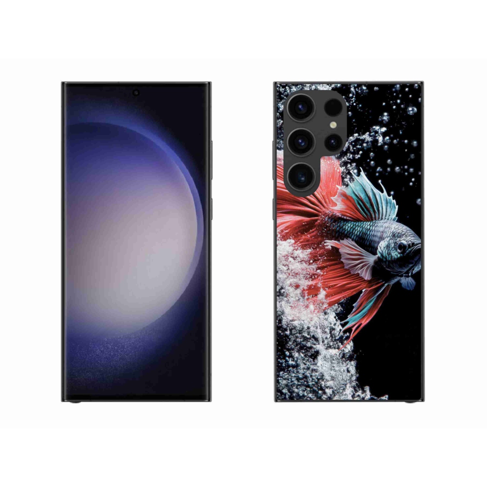 Gelový kryt mmCase na Samsung Galaxy S23 Ultra 5G - bojovnice pestrá