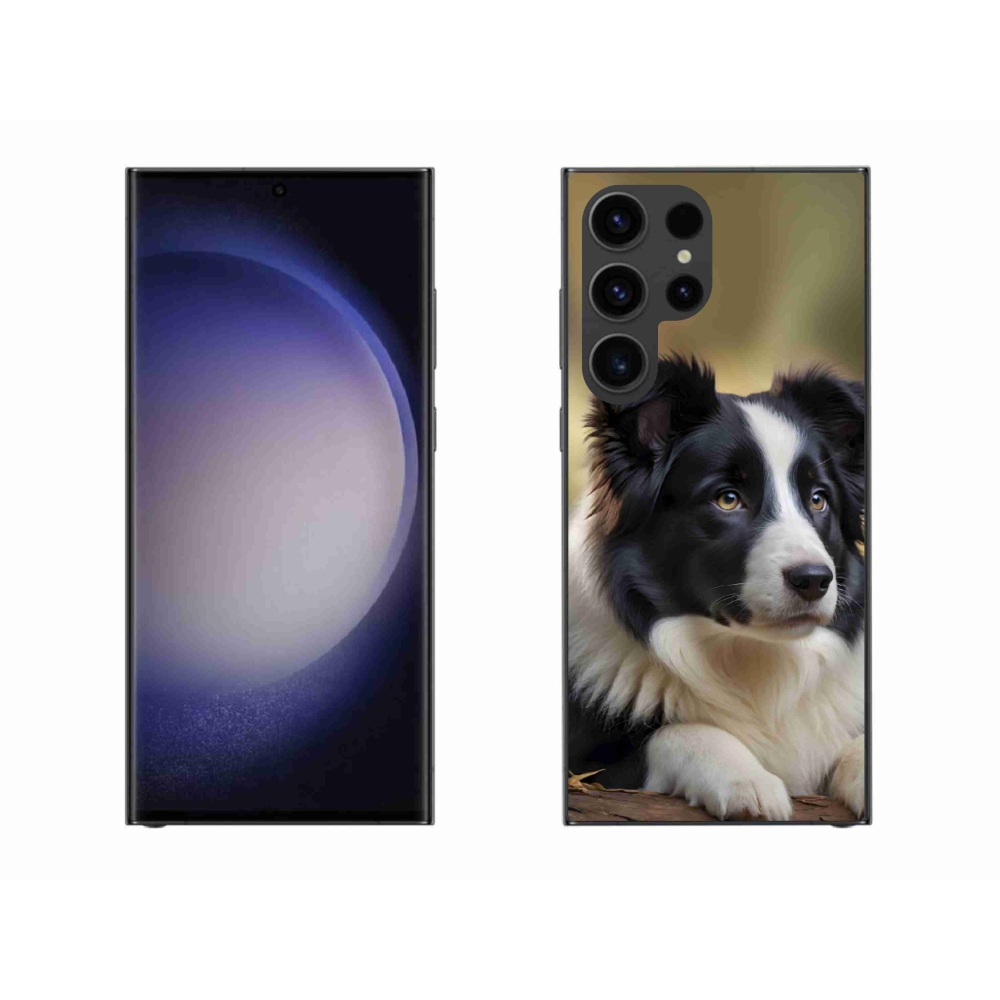Gelový kryt mmCase na Samsung Galaxy S23 Ultra 5G - border kolie 2