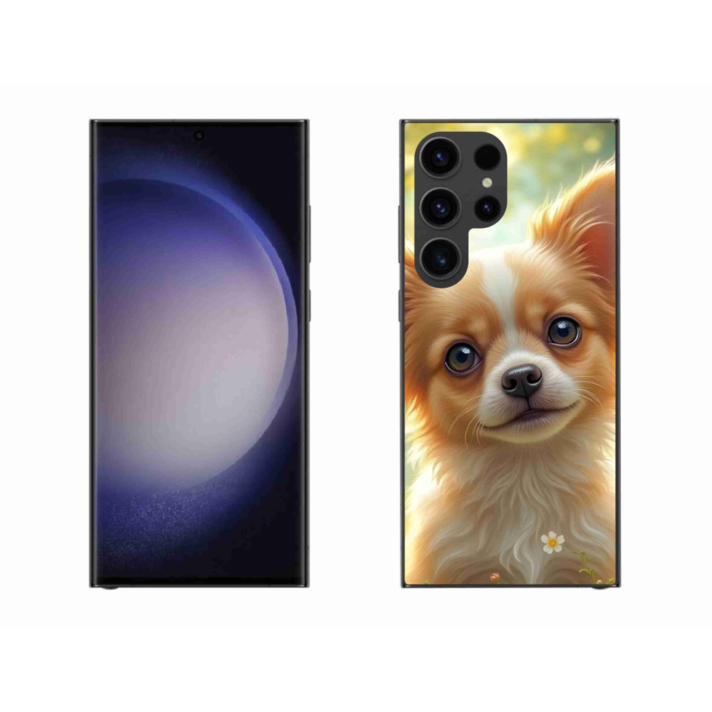 Gelový kryt mmCase na Samsung Galaxy S23 Ultra 5G - čivava 5