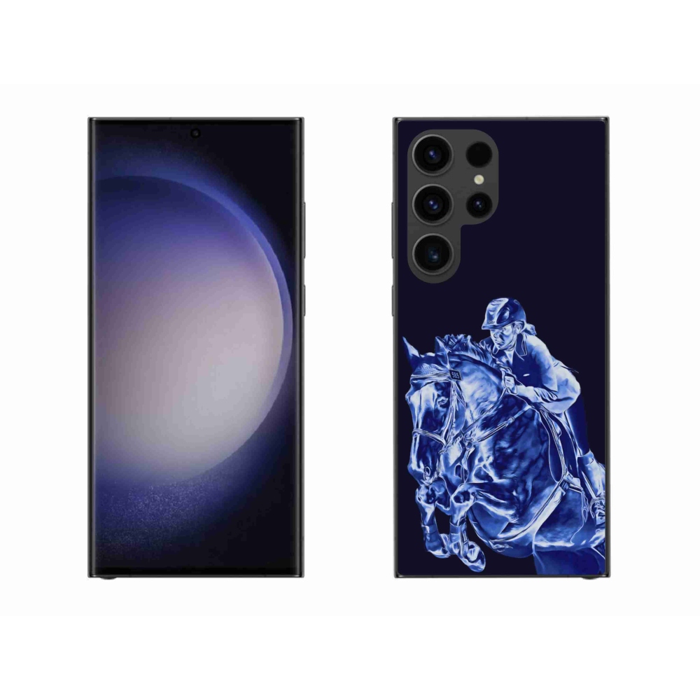 Gelový kryt mmCase na Samsung Galaxy S23 Ultra 5G - dostihový kůň