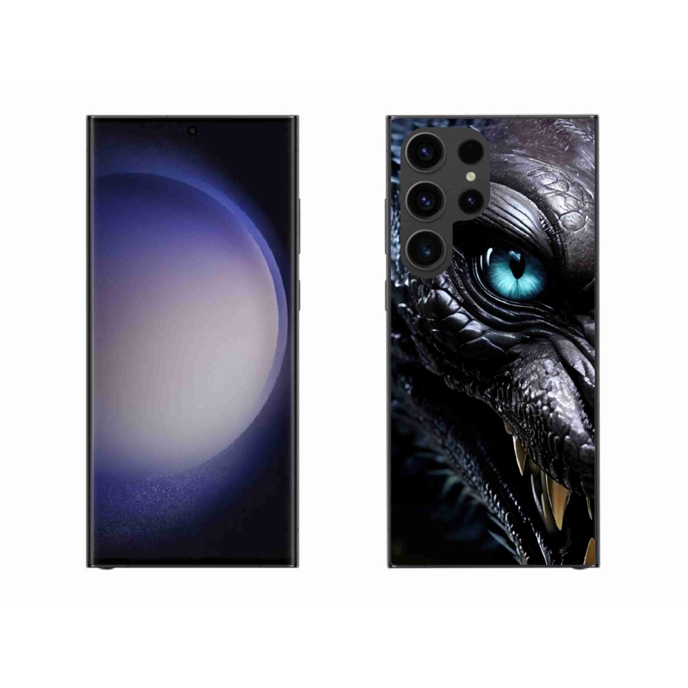 Gelový kryt mmCase na Samsung Galaxy S23 Ultra 5G - dračí pohled