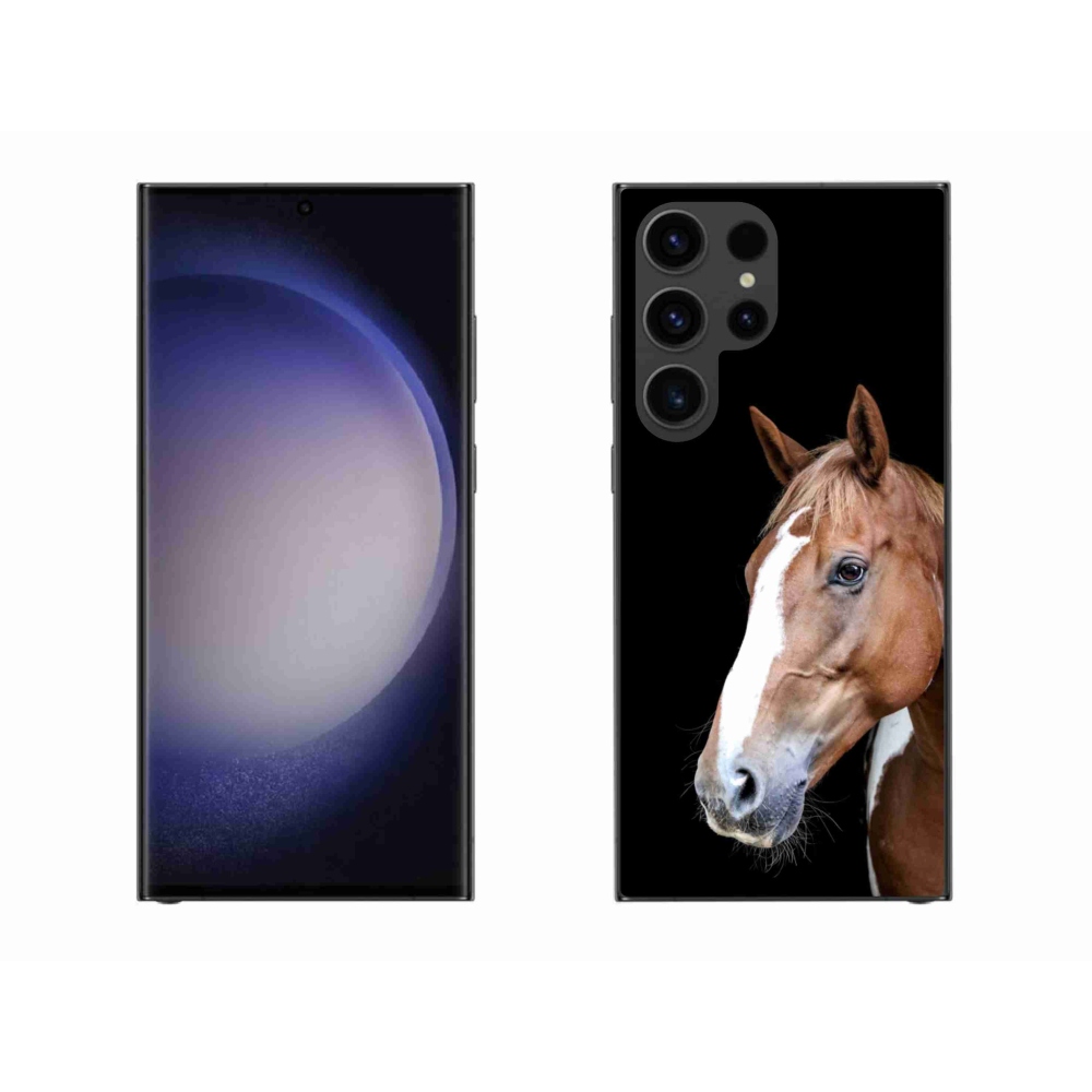 Gelový kryt mmCase na Samsung Galaxy S23 Ultra 5G - hnědý kůň 3