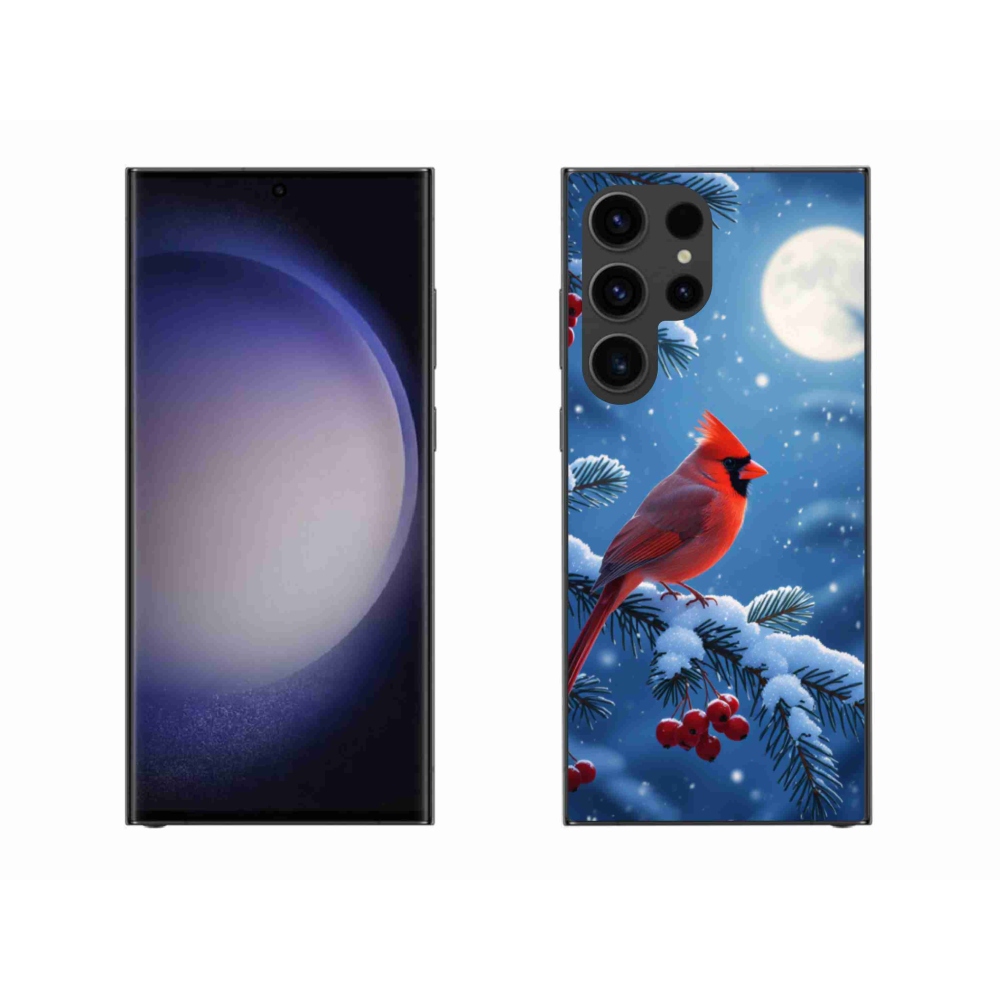 Gelový kryt mmCase na Samsung Galaxy S23 Ultra 5G - kardinál červený