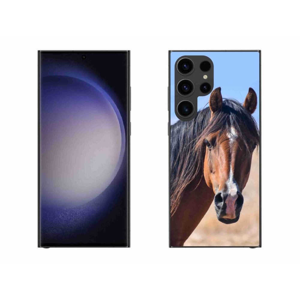 Gelový kryt mmCase na Samsung Galaxy S23 Ultra 5G - klidný kůň