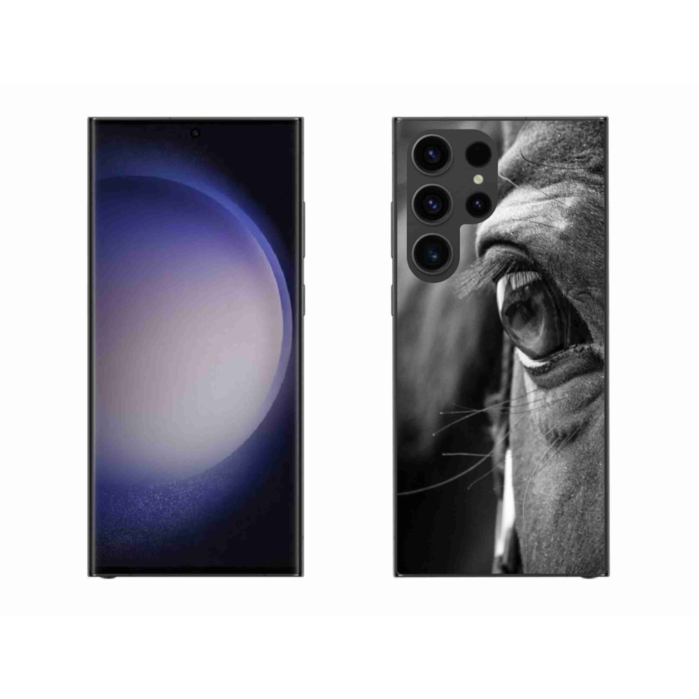 Gelový kryt mmCase na Samsung Galaxy S23 Ultra 5G - koňský pohled