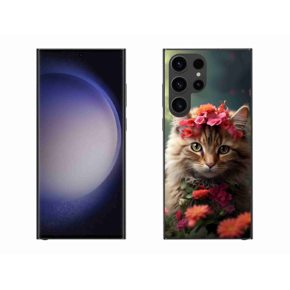 Gelový kryt mmCase na Samsung Galaxy S23 Ultra 5G - kočíčí princezna