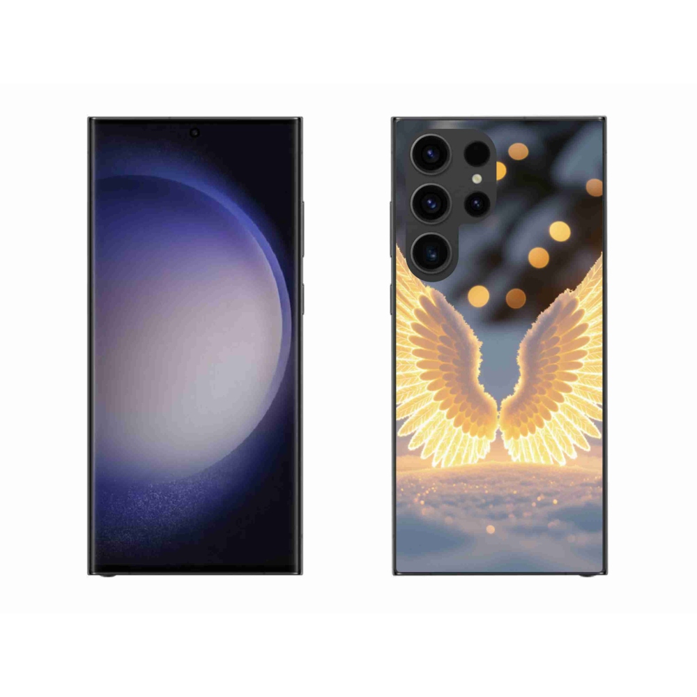 Gelový kryt mmCase na Samsung Galaxy S23 Ultra 5G - křídla