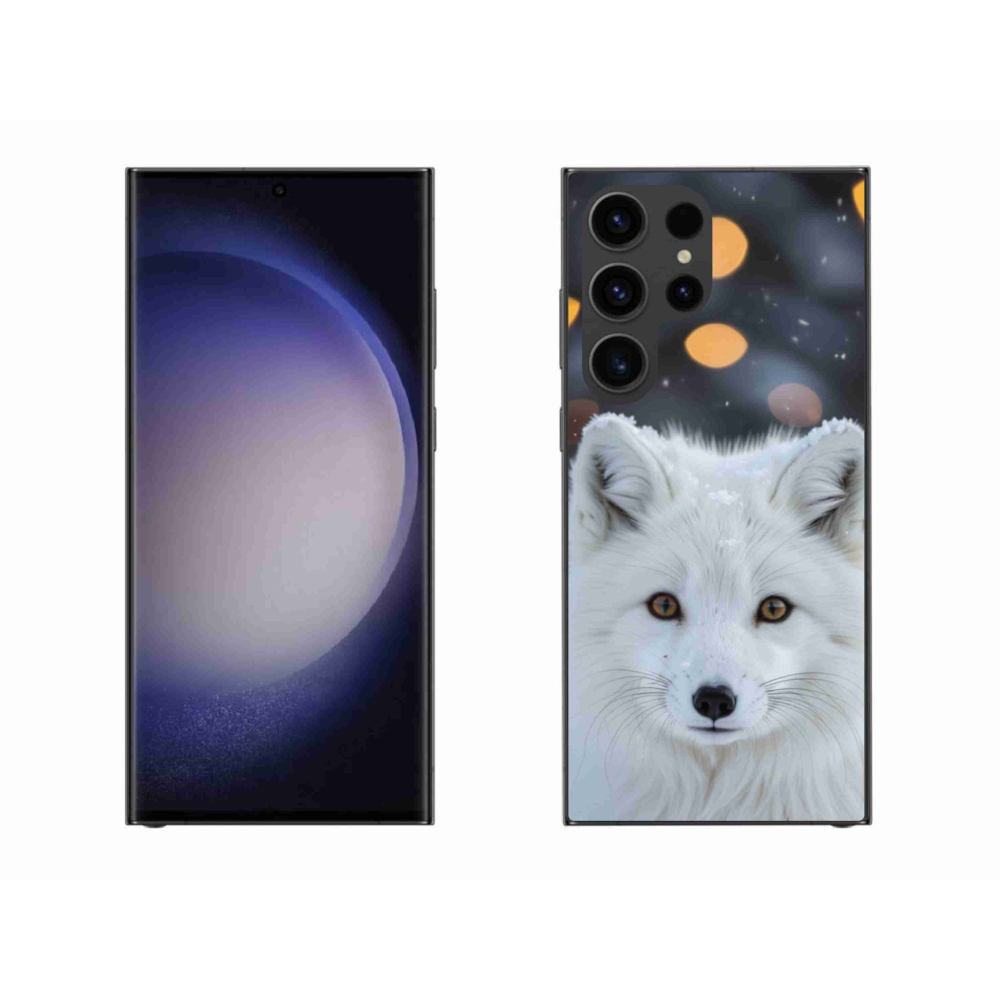 Gelový kryt mmCase na Samsung Galaxy S23 Ultra 5G - liška polární